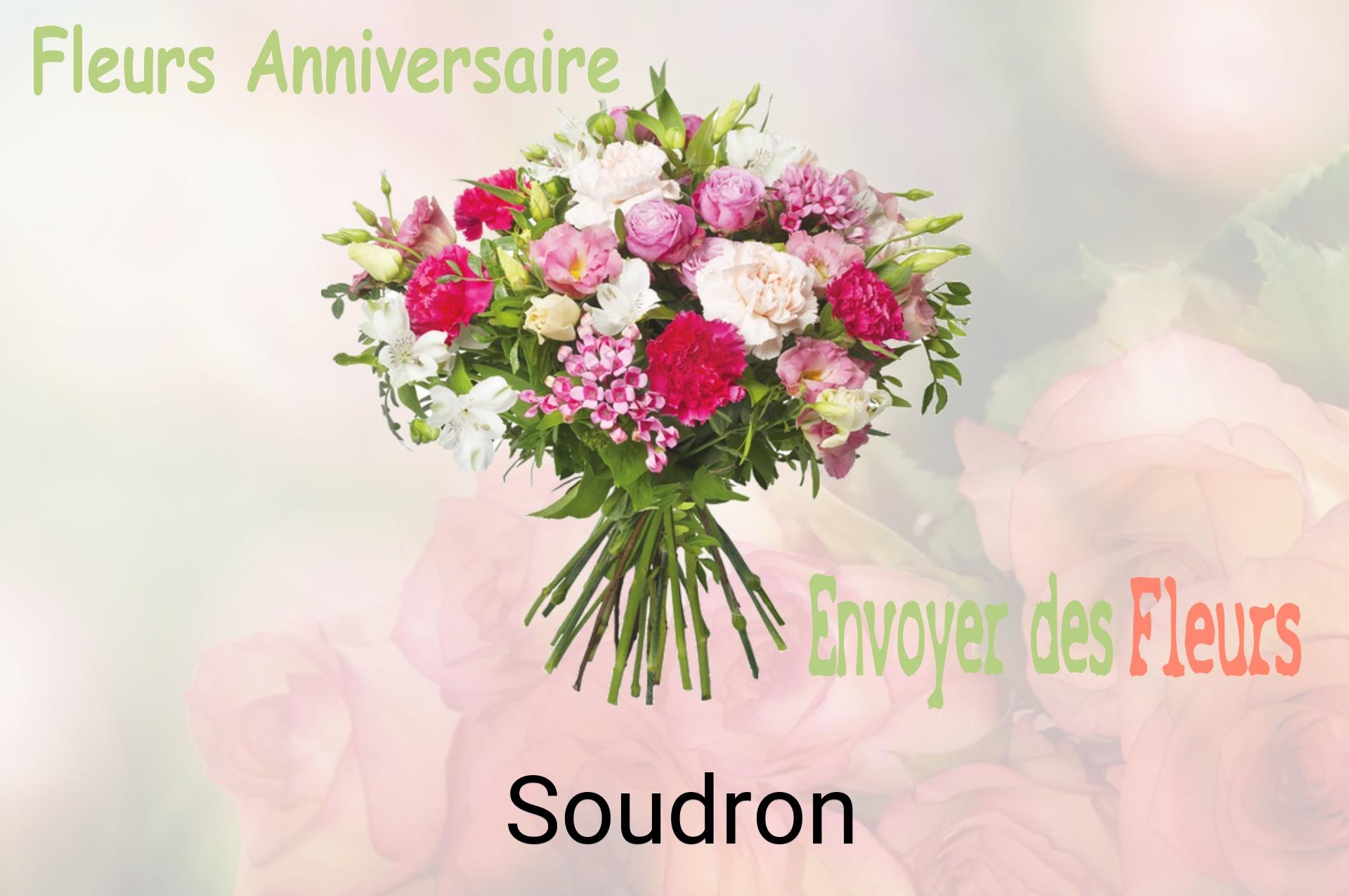 Bouquet de fleurs d’anniversaire livré à Soudron